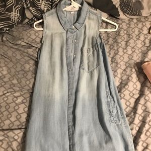 lightweight denim dress
